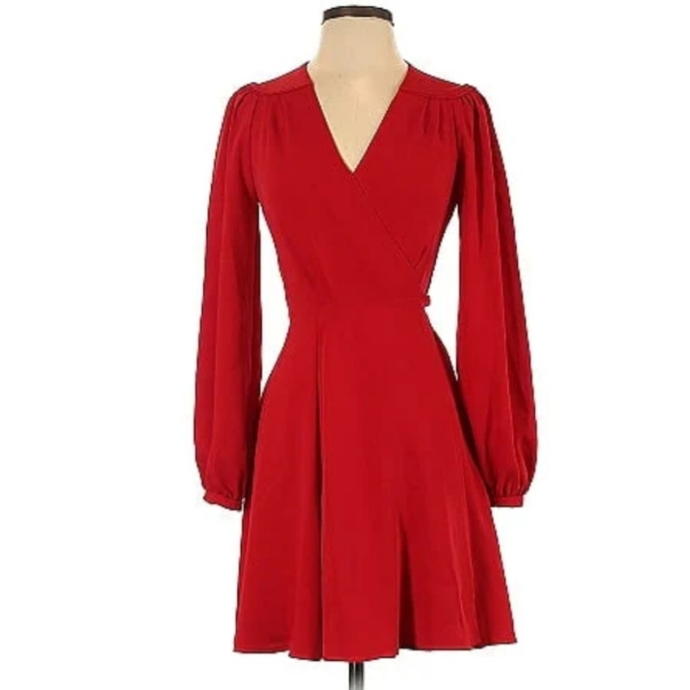 Red Wrap Dress